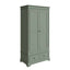 Essentials 2 Door Wardrobe - Cactus Green