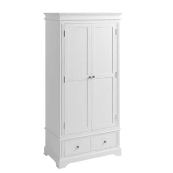 Essentials BP 2 Door Wardrobe - White