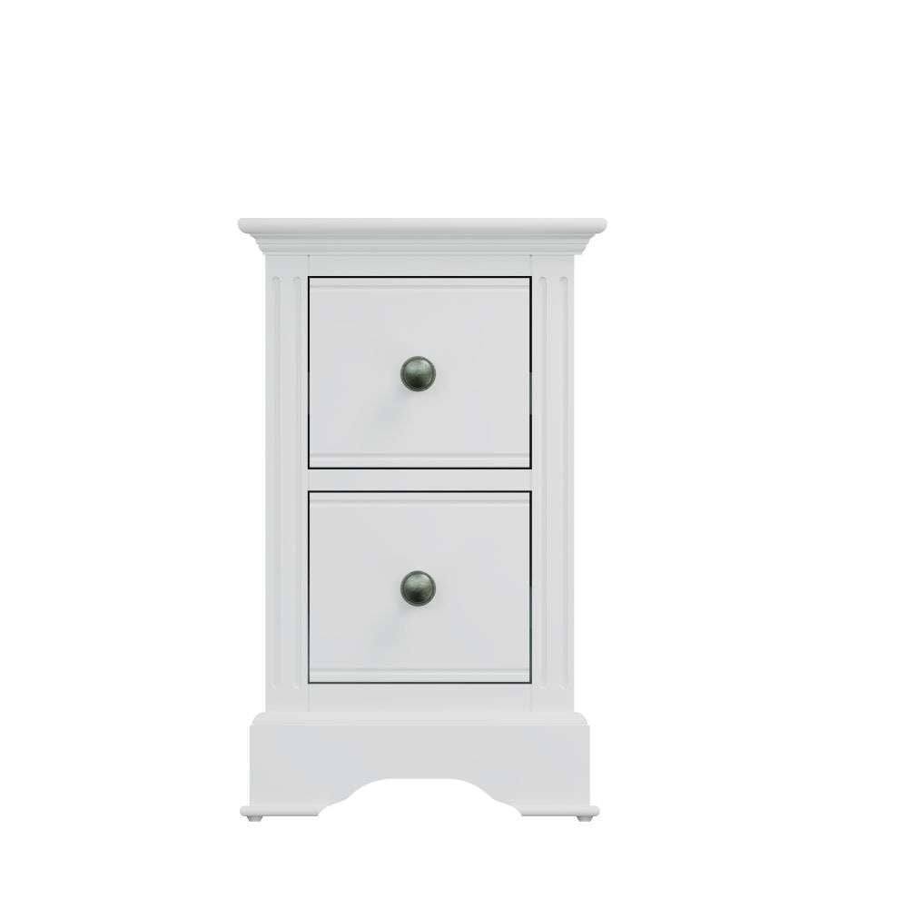 Essentials	BP Bedroom - White Small Bedside