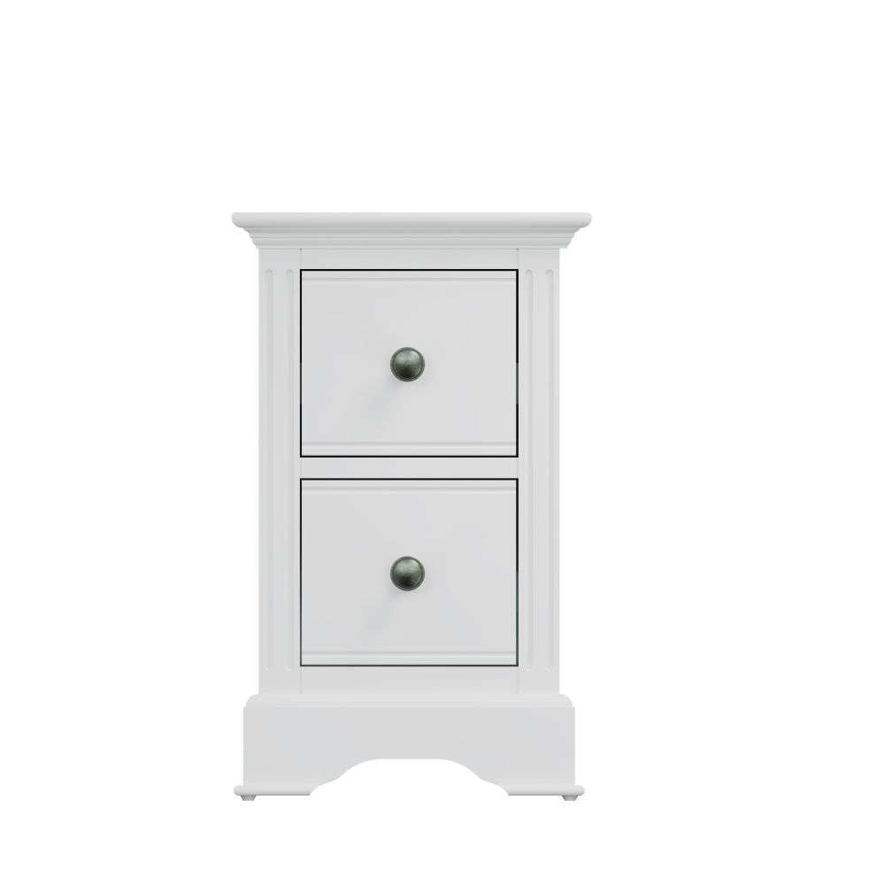 Essentials	BP Bedroom - White Small Bedside