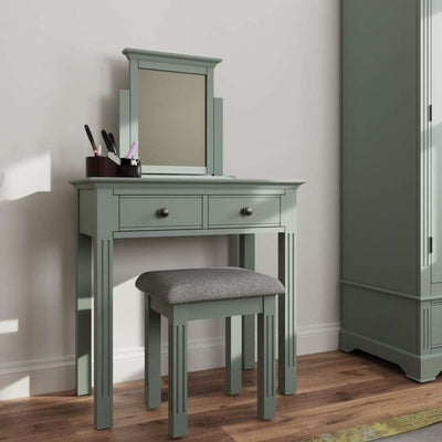 Essentials	BP Bedroom - Cactus green Dressing Stool