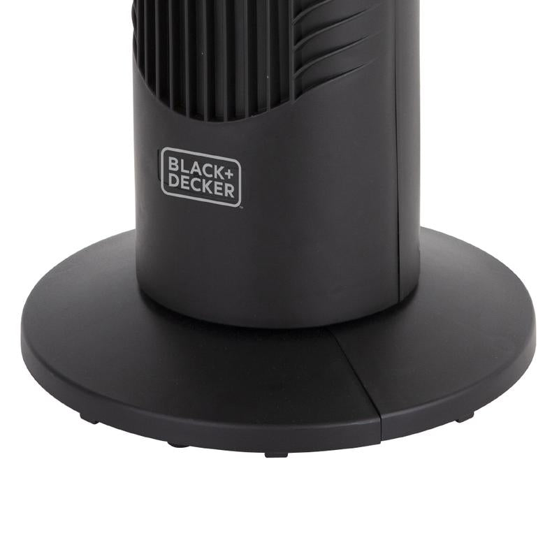 BLACK+DECKER 30 Inch Tower Fan with 2 Hour Timer in Black