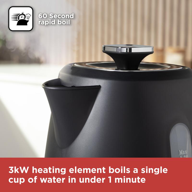 BLACK+DECKER 3000W 1.7L Kettle Plastic - BXKE10071GB