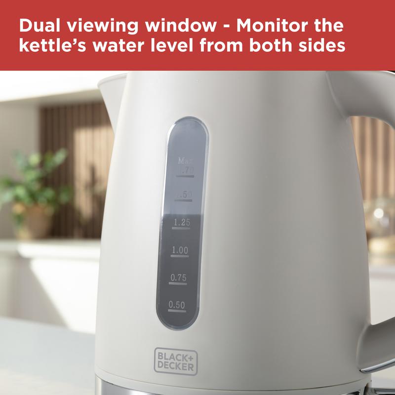 BLACK+DECKER 3000W 1.7L Kettle Plastic