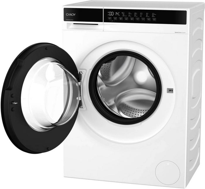 Candy EY48SB8 8kg 1400 Spin Freestanding Washing Machine – A Rated, MixPower System, Steam Function, White