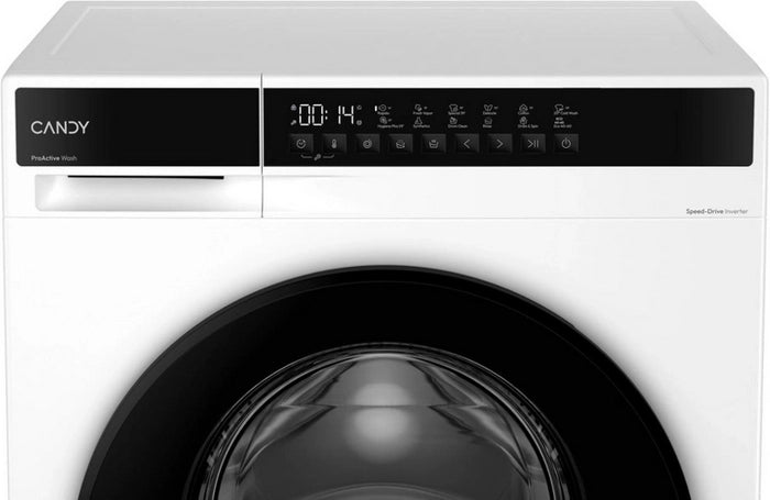Candy EY48SB8 8kg 1400 Spin Freestanding Washing Machine – A Rated, MixPower System, Steam Function, White