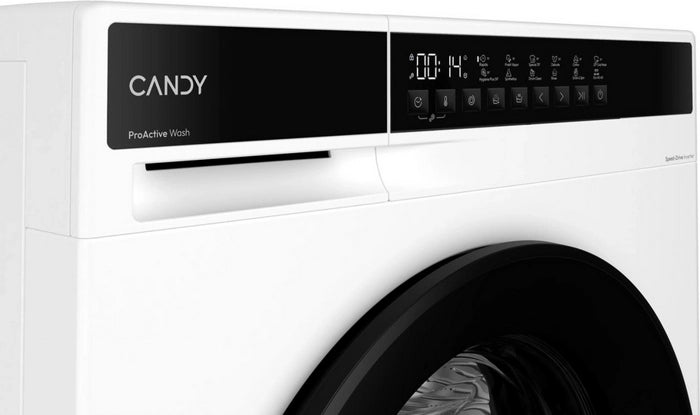 Candy EY48SB8 8kg 1400 Spin Freestanding Washing Machine – A Rated, MixPower System, Steam Function, White