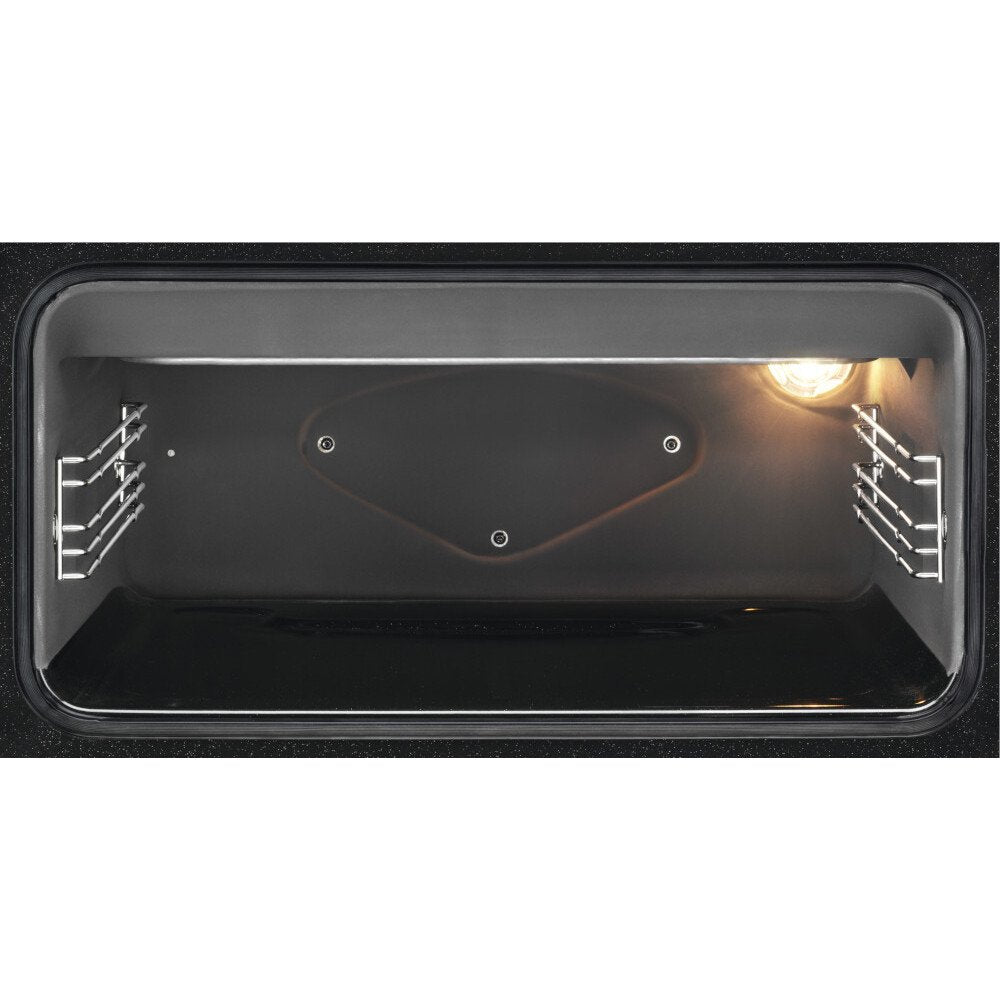 AEG 5000 SurroundCook Electric Cooker with Ceramic Hob, Double Oven, 73L, Stainless Steel – CCX6540ACM