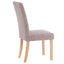 Essentials	Chair Collection - Studded Dining Chair - Tweed Fabric