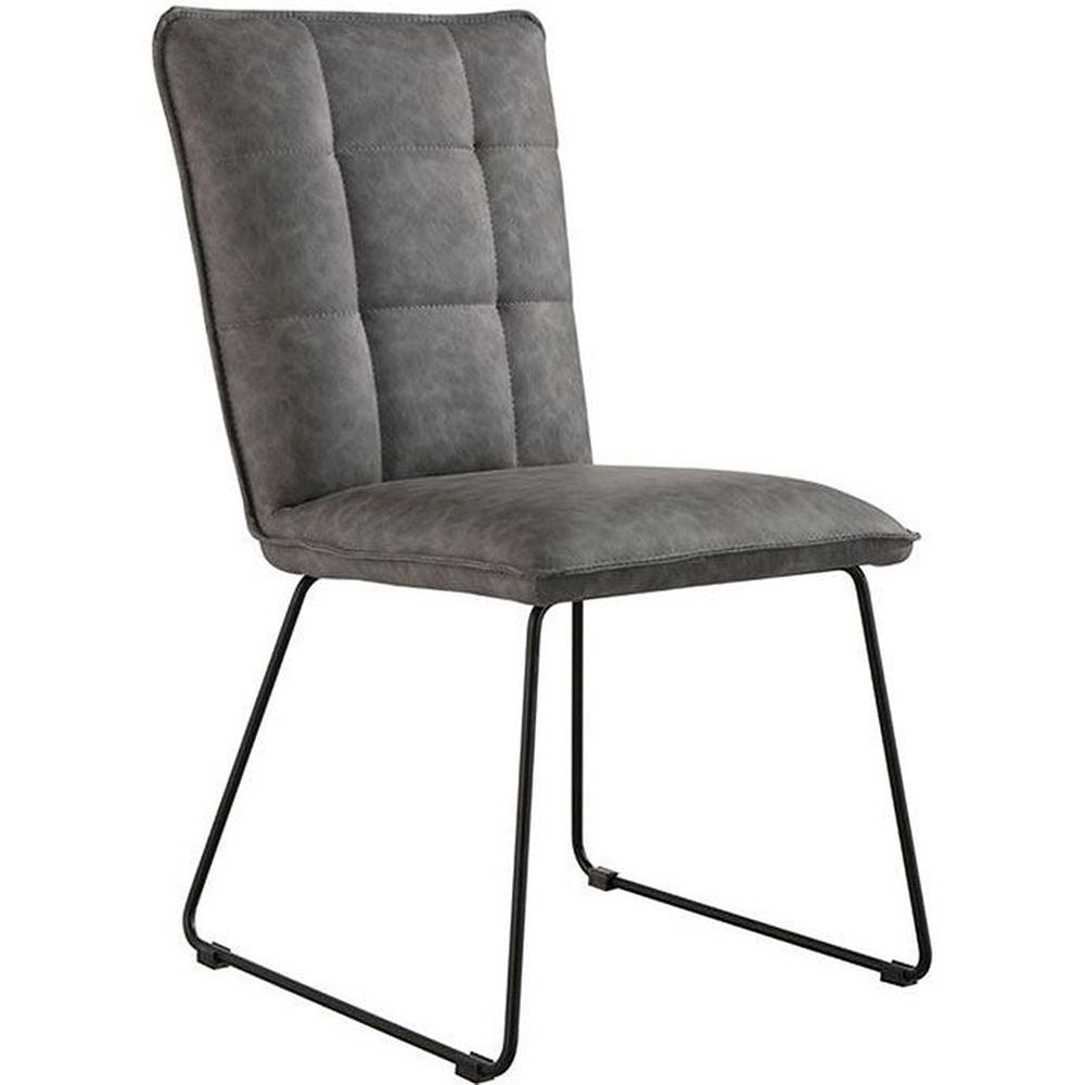 Essentials	Chair CollectionPanel back chair with angled legs - Grey