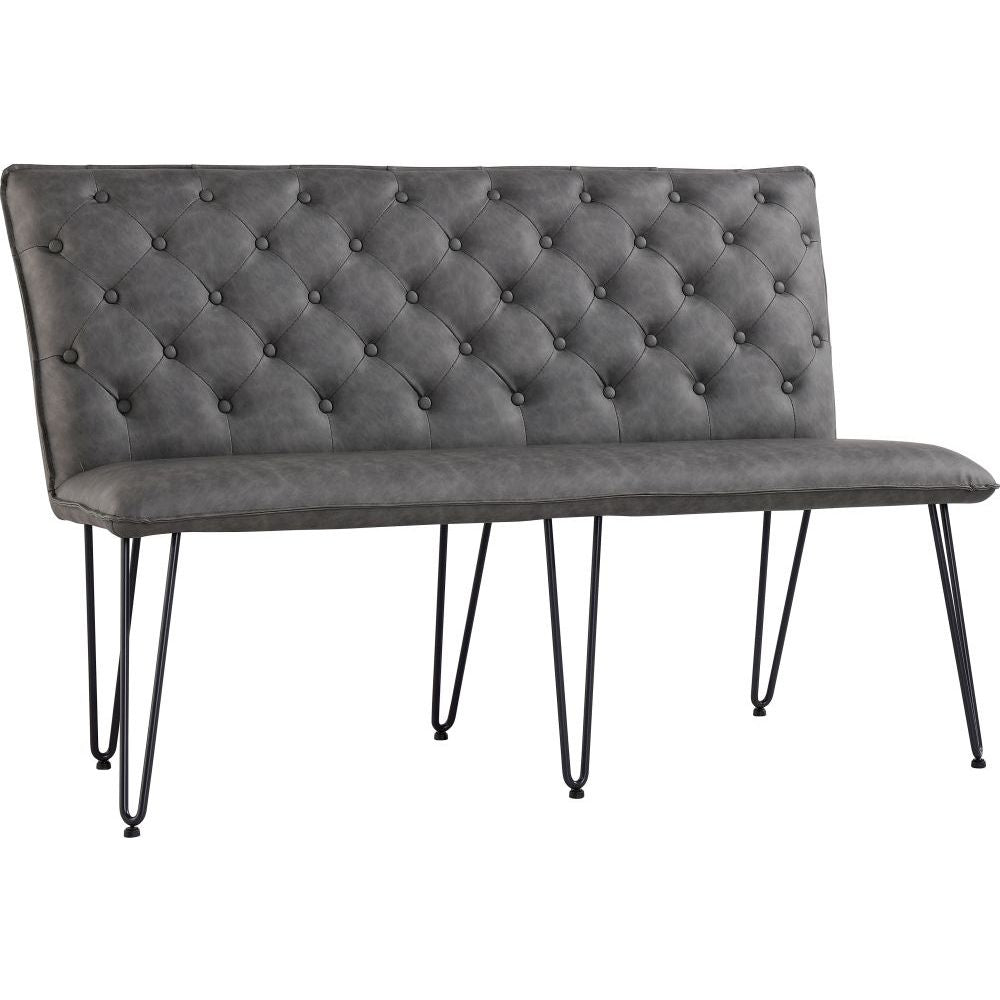 Essentials	Chair Collection - Studded back Bench 140cm