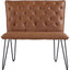 Essentials	Chair Collection - Studded back Bench 90cm