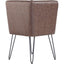 Essentials	Chair Collection - Studded Back Corner Bench