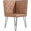 Essentials	Chair Collection - Studded Back Corner Bench