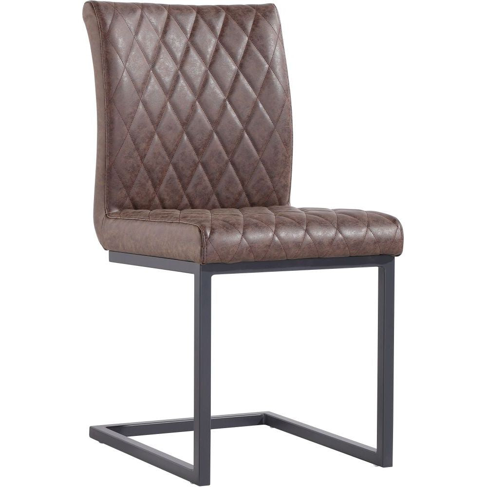 Essentials	Chair Collection - Diamond stitch dining chair