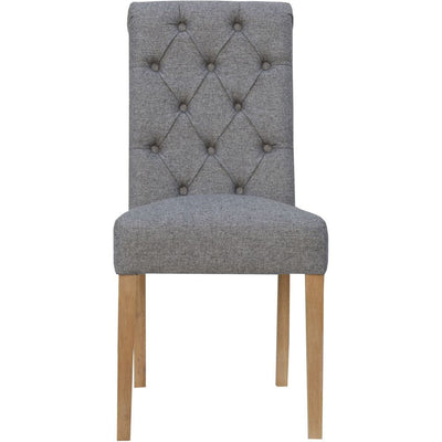 Essentials	Chair Collection - Button back chair with scroll top