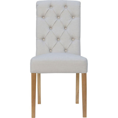 Essentials	Chair Collection - Button back chair with scroll top