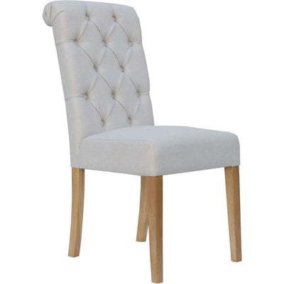 Essentials	Chair Collection - Button back chair with scroll top