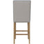 Essentials	Chair Collection - Button back stool with studs