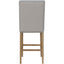 Essentials	Chair Collection - Button back stool with studs