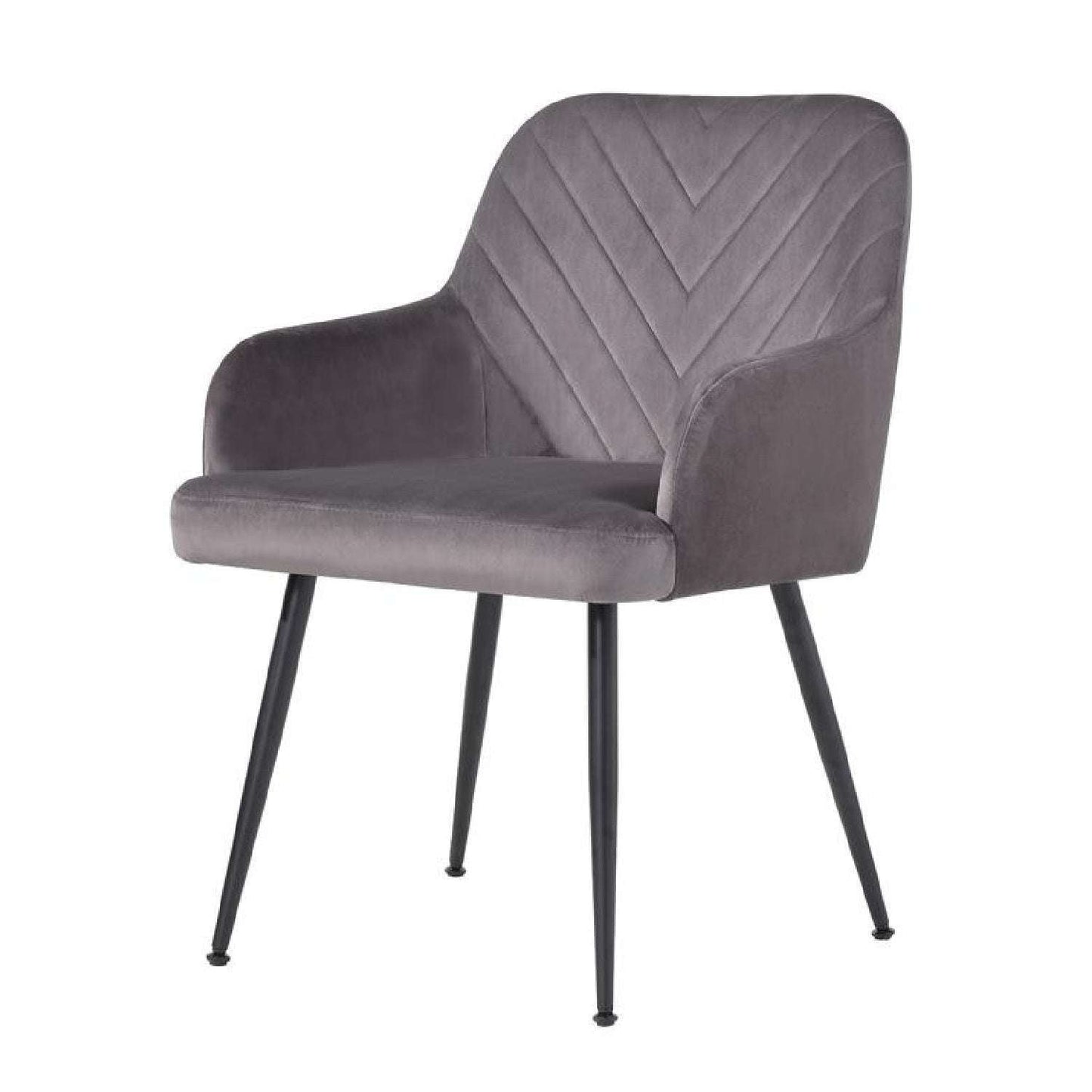 Essentials	Chair Collection - Velvet Carver Dining Chair