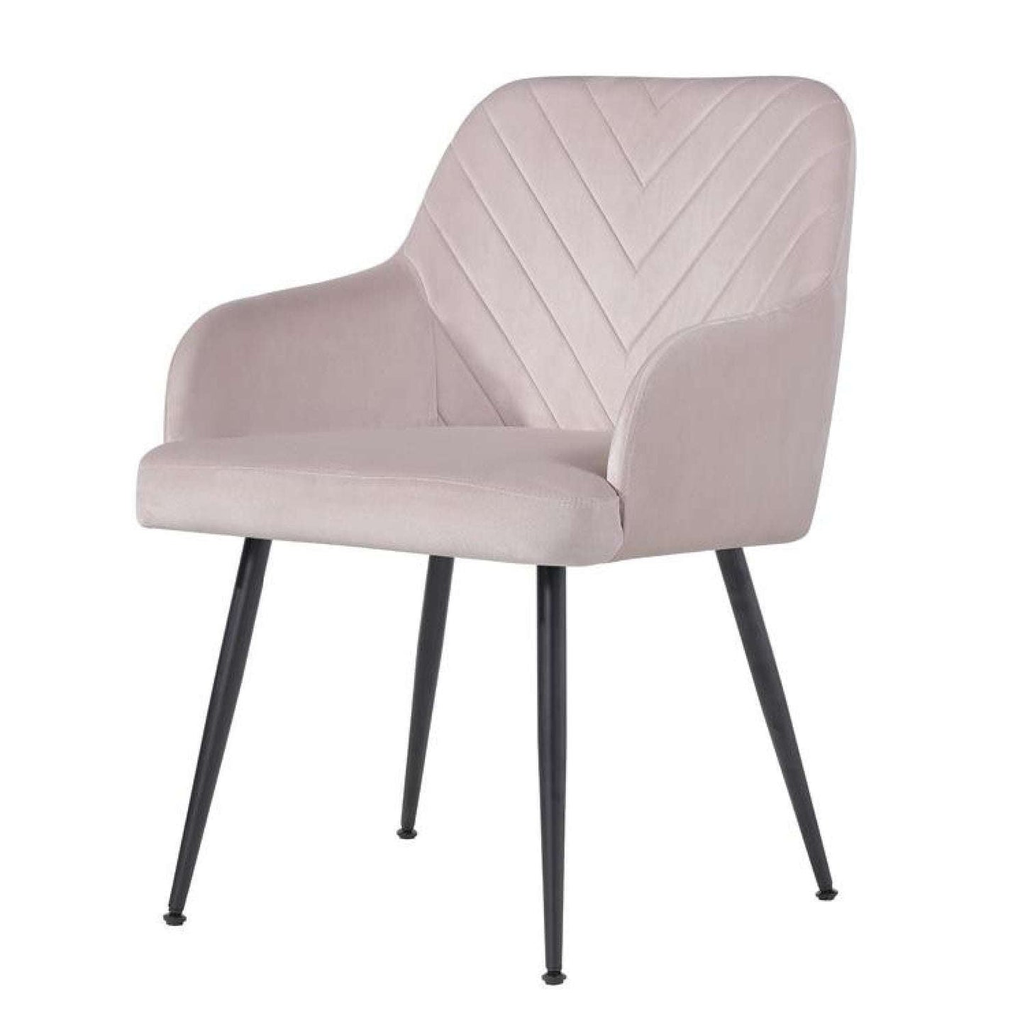 Essentials	Chair Collection - Velvet Carver Dining Chair