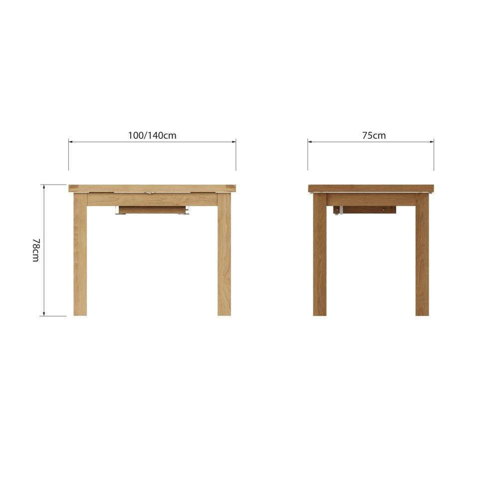 Essentials	CO Dining & Occasional	1.0M Butterfly Extending Table