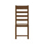 Essentials	CO Dining & Occasional	Ladder Back Chair- Fabric Medium Oak finish
