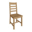 Essentials	CO Dining & Occasional	Ladder Back Chair Wooden Seat Medium Oak finish