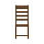 Essentials	CO Dining & Occasional	Ladder Back Chair Wooden Seat Medium Oak finish