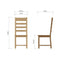 Essentials	CO Dining & Occasional	Ladder Back Chair Wooden Seat Medium Oak finish