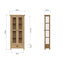 Essentials	CO Dining & Occasional	Display Cabinet Medium Oak finish