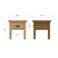 Essentials	CO Dining & Occasional	Lamp Table (With Drawer) Medium Oak finish