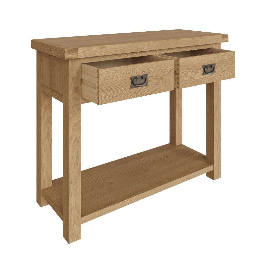 Essentials	CO Dining & Occasional	Medium Console Table Medium Oak finish