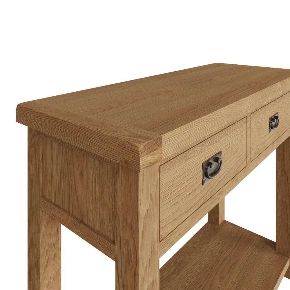 Essentials	CO Dining & Occasional	Medium Console Table Medium Oak finish