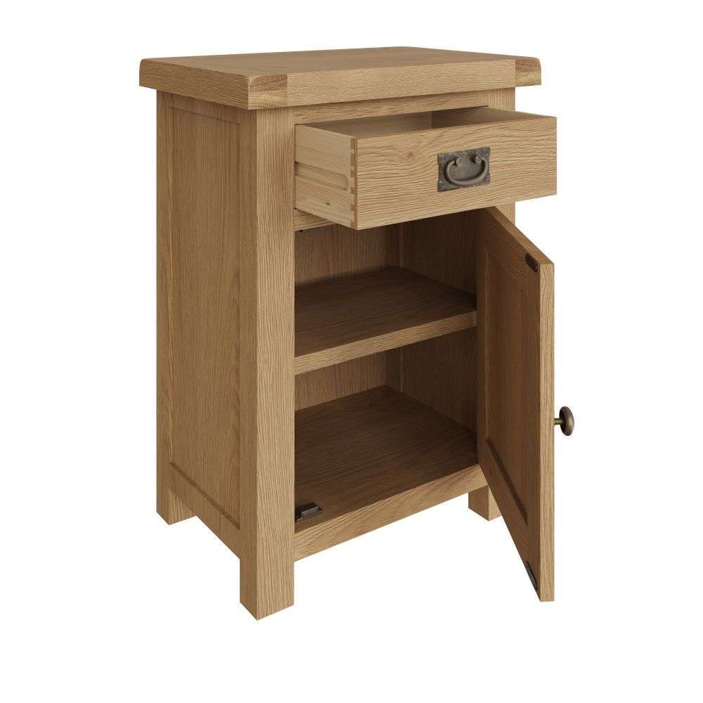 Essentials	CO Dining & Occasional	Small Cupboard Medium Oak finish