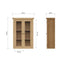 Essentials	CO Dining & Occasional	Small Dresser Top Medium Oak finish
