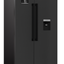 Beko ASD2341VB American-Style Fridge Freezer, 576L (364/212), 91cm, HarvestFresh, NeoFrost, Non-Plumbed Water, Black Steel