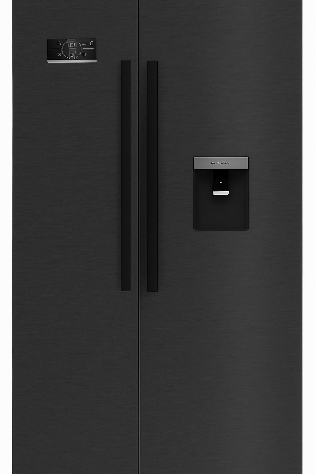 Beko ASD2341VB American-Style Fridge Freezer, 576L (364/212), 91cm, HarvestFresh, NeoFrost, Non-Plumbed Water, Black Steel