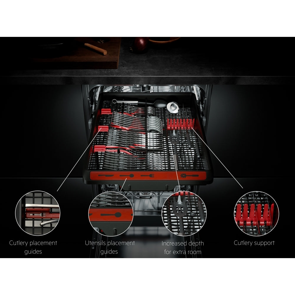 AEG FFX52607ZW 60cm Freestanding Dishwasher, 13 Place Settings – White