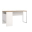 Function Plus Corner Desk - White/Oak - 8011849ak