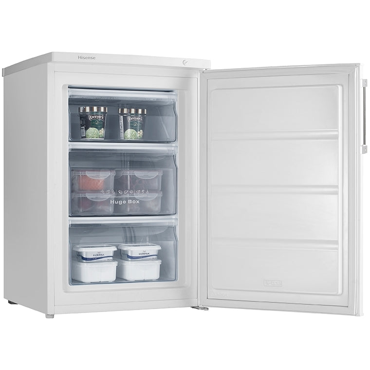 Hisense FV105D4BW21 85 L Under‑Counter Freezer – White, E Energy Rated