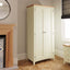Essentials 2 Door Full Hanging Wardrobe - White