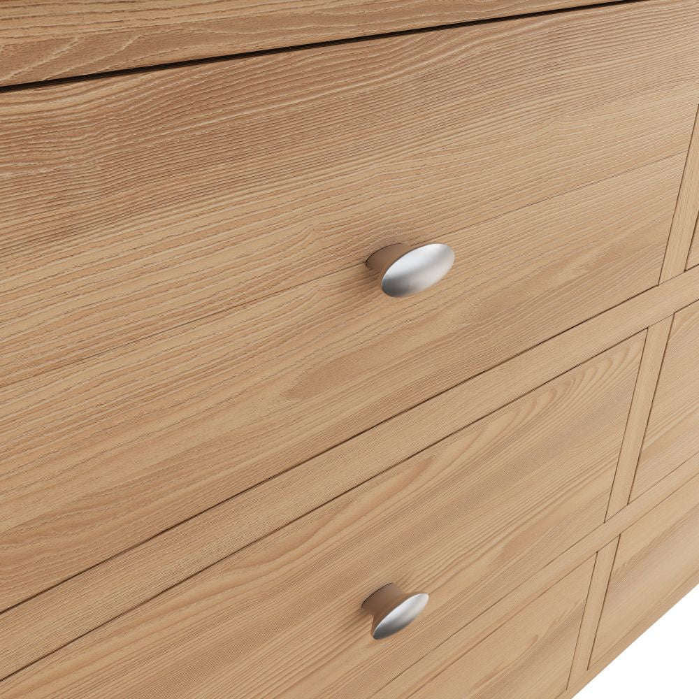 Essentials	GAO Bedroom	6 Drawer Chest Light oak