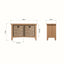 Essentials	GAO Dining & Occasional Hall Bench Light oak