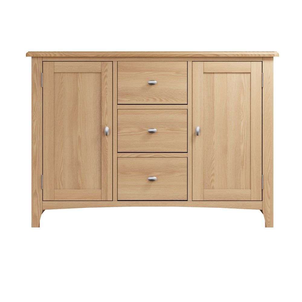 Essentials	GAO Dining & Occasional Large Sideboard Light oak