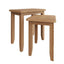 Essentials	GAO Dining & Occasional Nest Of 2 Tables Light oak