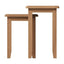 Essentials	GAO Dining & Occasional Nest Of 2 Tables Light oak