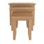Essentials	GAO Dining & Occasional Nest Of 3 Tables Light oak