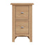 Essentials	GAO Bedroom	Small Bedside Cabinet Light oak